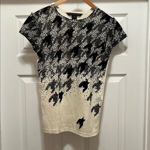Marc by MarcJacobs Stylish Black and White Women's Top